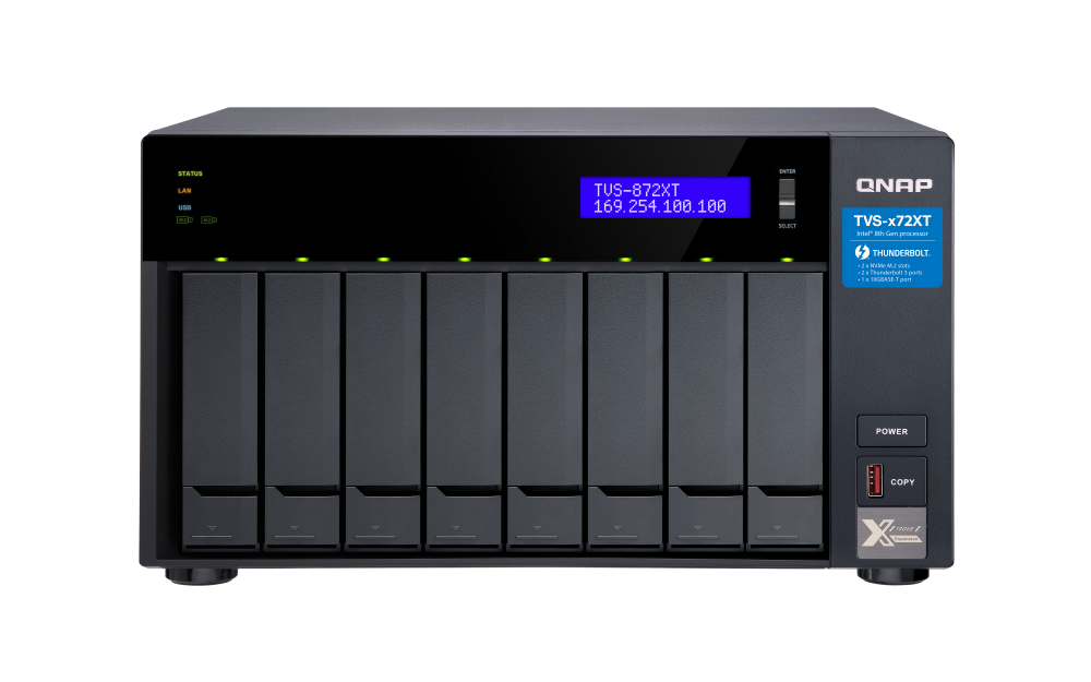 QNAP TVS-872XT i5 8 Yuvalı 16GB NAS Depolama Ünitesi